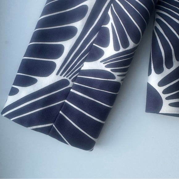 J.Crew Women's Blazer Cotton Floral Geometric Open Front Fashion Size:6 - Picture 6 of 15